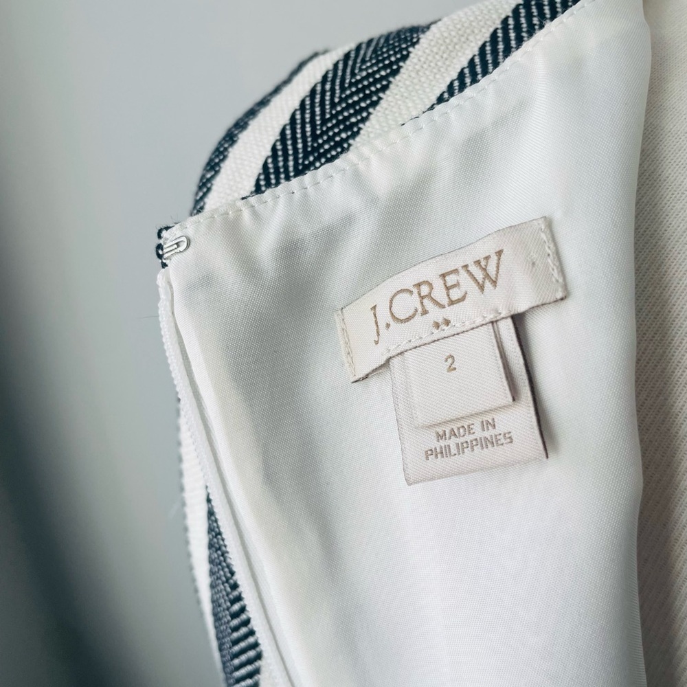 J. Crew Herringbone Tweed Dress - Picture 7 of 7